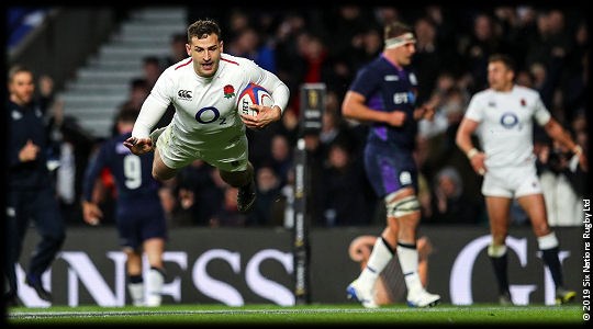 England v Scotland Jonny May try Six Nations 2019